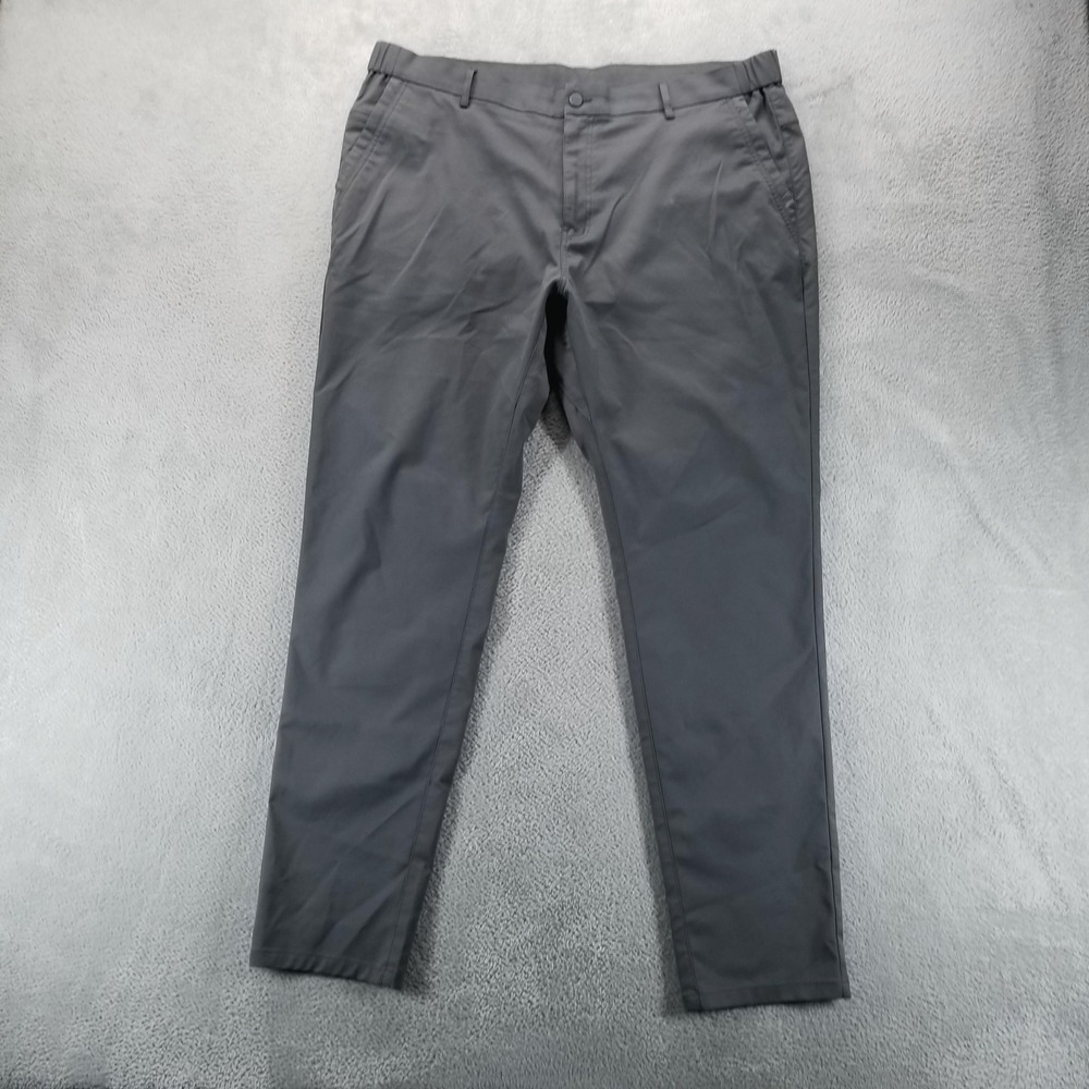 Jack Archer Pants Mens 40x34 Gray Charcoal Tech Chino Tapered Casual Performance